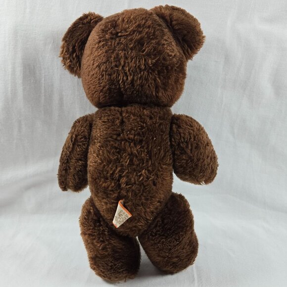 Vintage 1968 R. Dakin & Co Brown Jointed‎ Teddy Bear Plush 14" Stuffed Animal - Picture 3 of 7